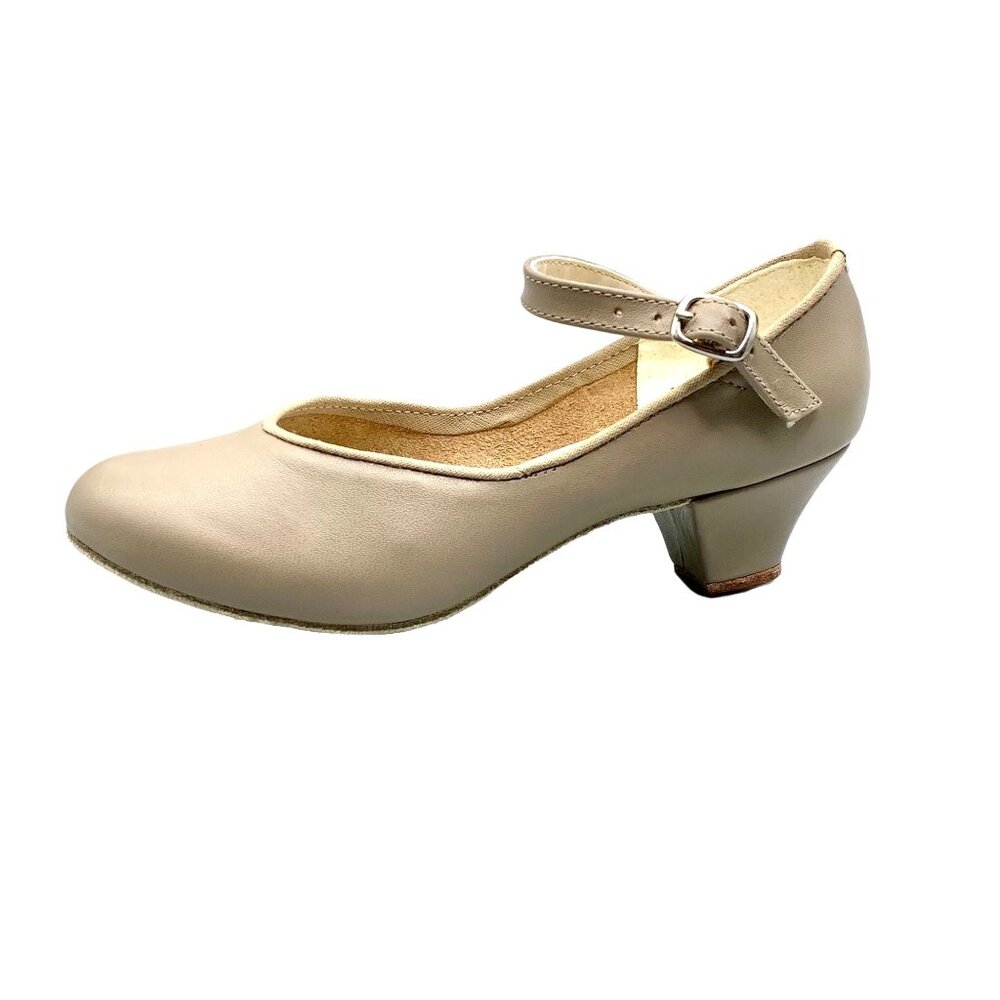 So Danca Character Theatre Leather Dance Shoes CH02 Performance 4 4.5 Beige New